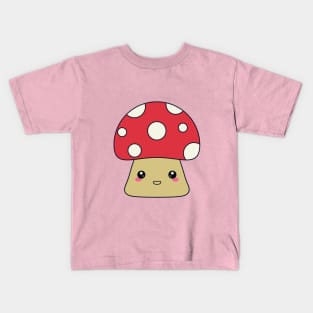 Cute Kawaii Mushroom Kids T-Shirt